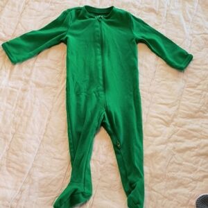 Primary Organic Cotton Zippered Onesie (3-6 Months)